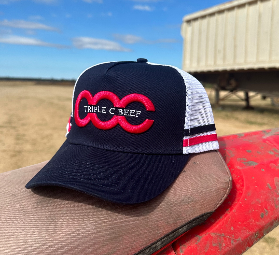 Trucker Cap | Triple C Beef Navy | Pink
