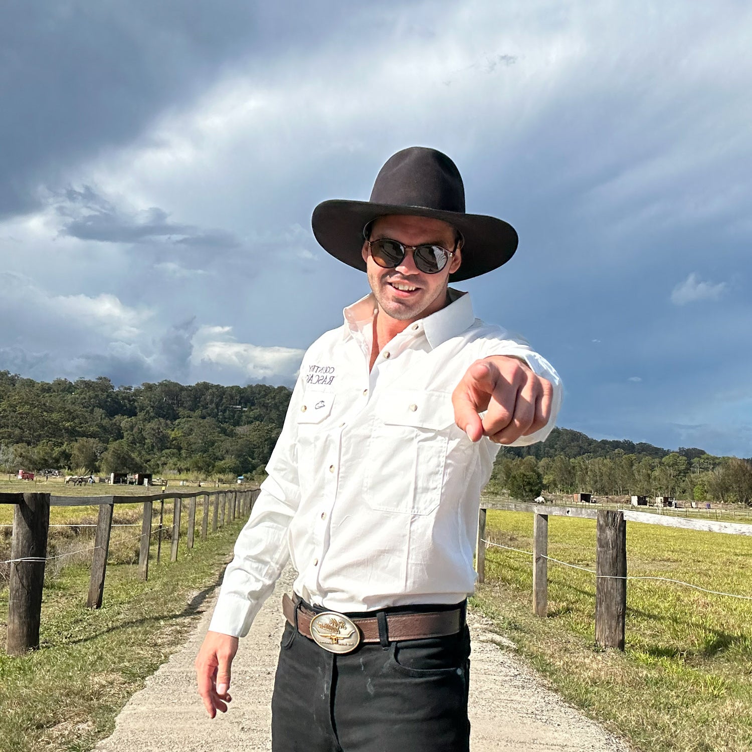 white dress shirt full embroidered mens navy embroidered australia outback western wear