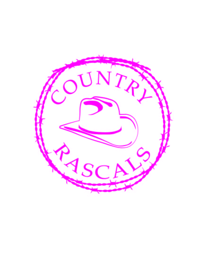 Barbwire Logo Sticker 17cm – The Country Rascals