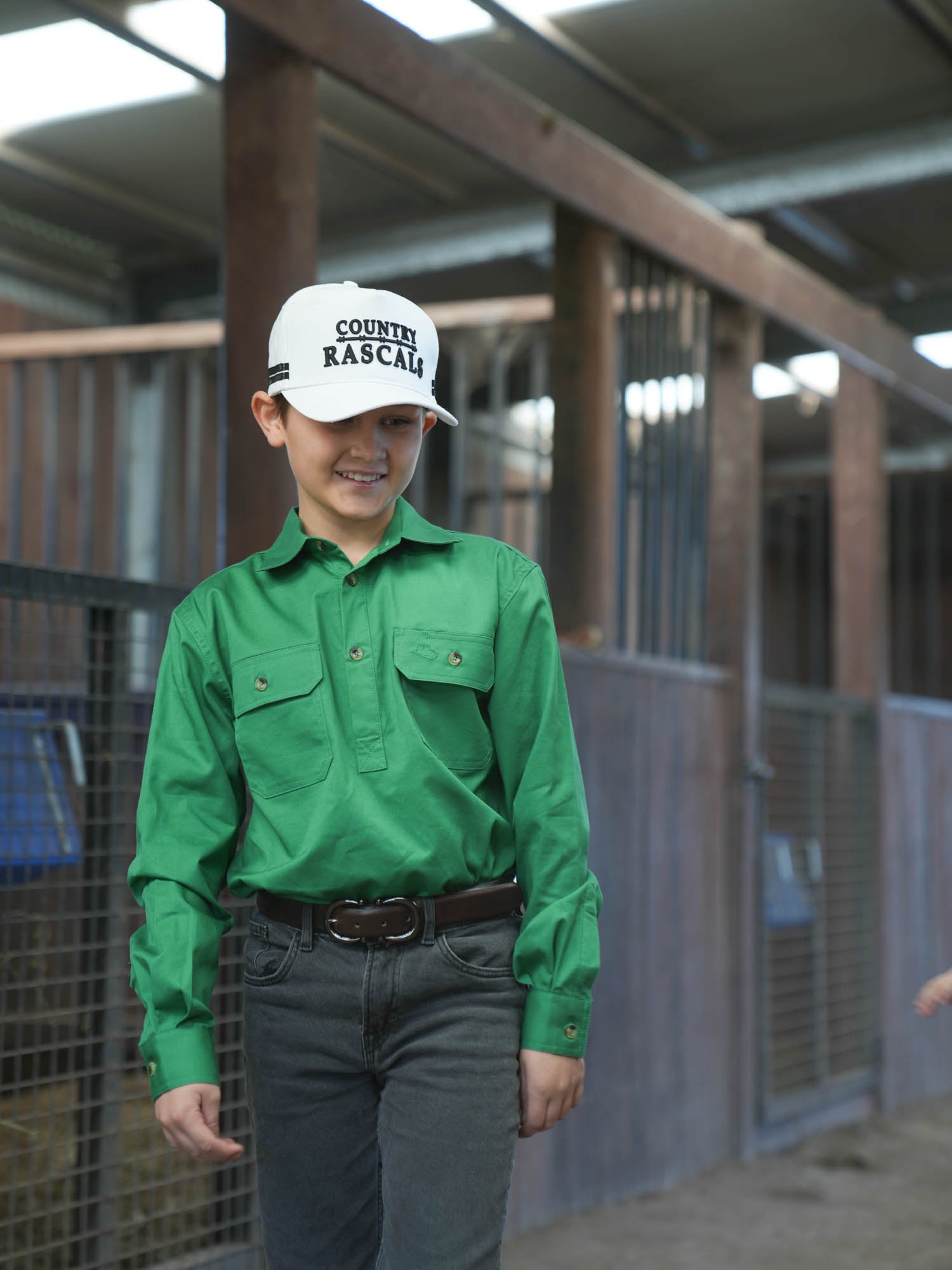 Trucker Cap | Branded 100% Cotton White | Black – The Country Rascals