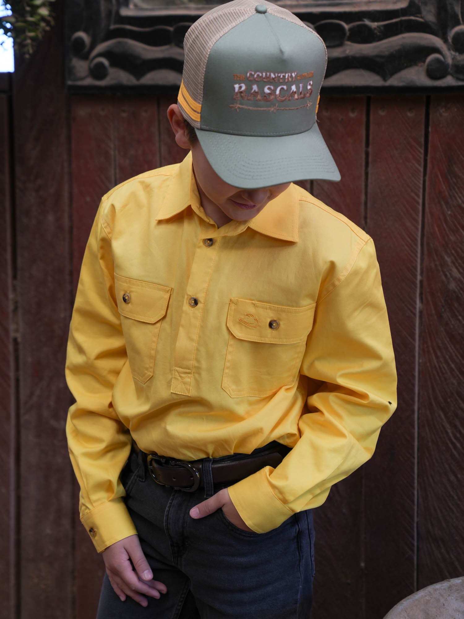 Boys | Clean Skin Work Shirt Twill 160 GSM