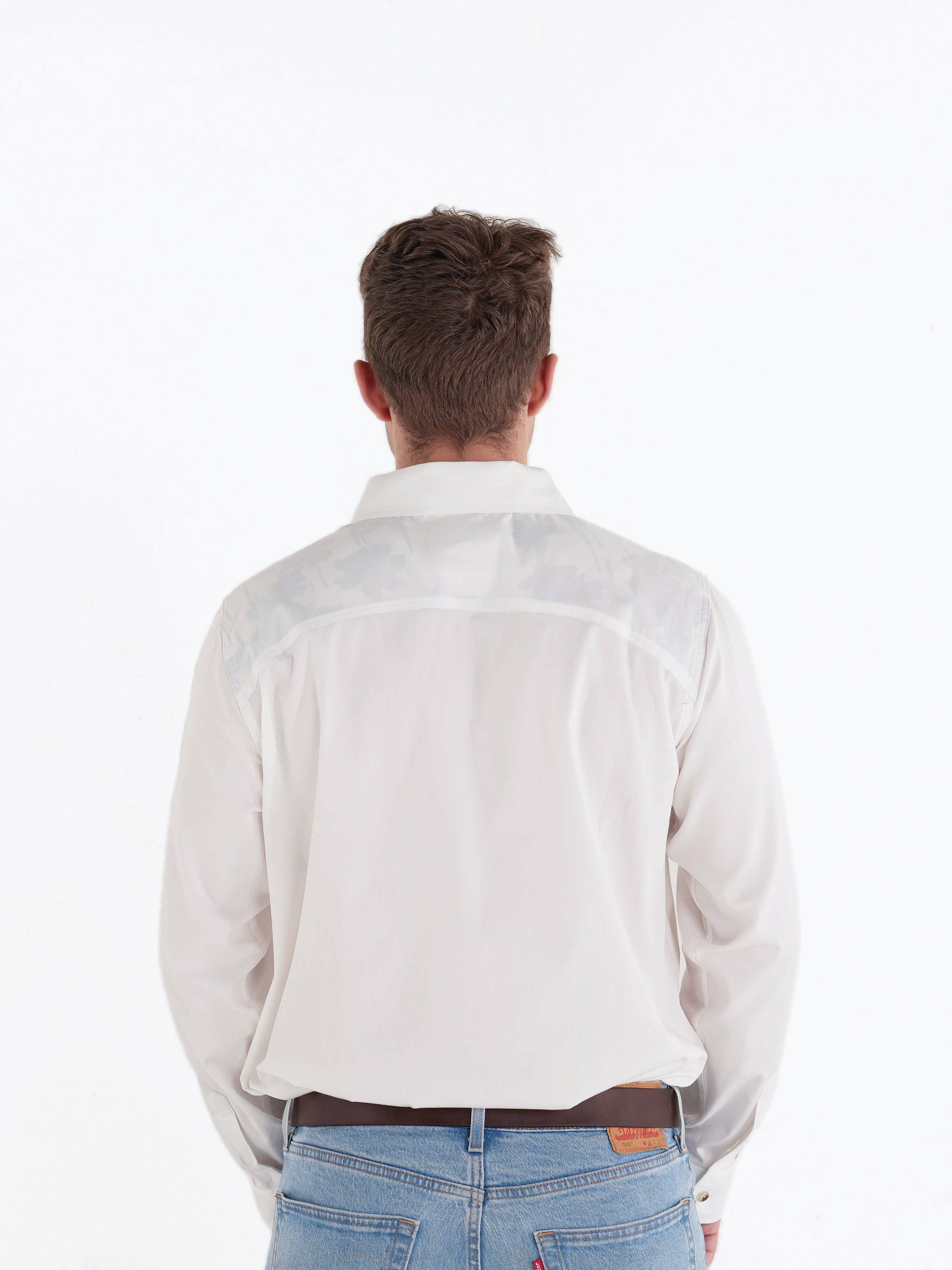 Mens | Lined Clean Skin Full Button Dress Shirt