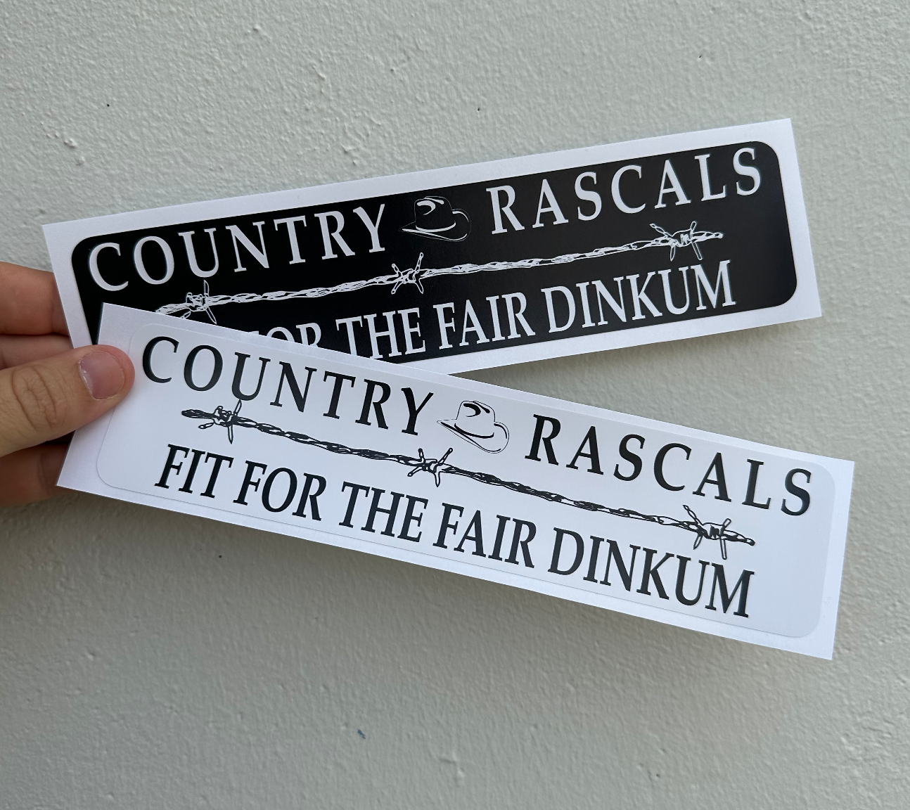 Country Rascals Signature Stickers 2 for $14.95